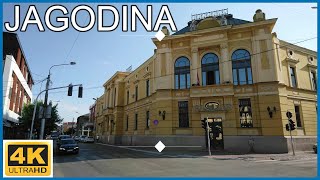 4K Jagodina  Serbia🇷🇸Walking Tour  City Centre [upl. by Ocirred]