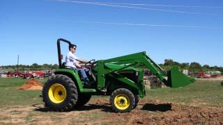 Demo Video of John Deere 4300 Tractor with Loader 4x4 [upl. by Concha]