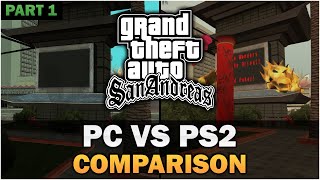 GTA SA  PS2 VS PC Part 1 Text video [upl. by Hays]