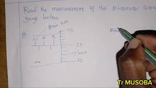 reading on the micrometer screw gauge [upl. by Moria122]