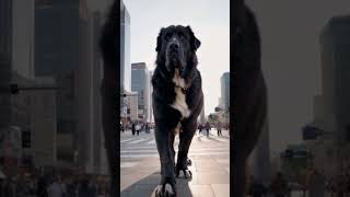 A big Dog walk on a streets viralvideo viralshorts dog [upl. by Ajim503]