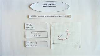 Herleitung Abstandsformel [upl. by Gibby]