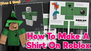 How To Make A Shirt In Roblox 2024 Updated [upl. by Shamma]