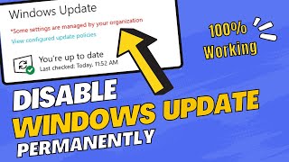 How To Disable Windows 10 Automatic Updates Permanently 2023  Turn Off Windows 10 Updates [upl. by Eerazed]