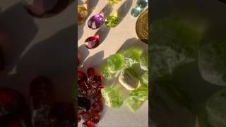 Peridot Garnet Topaz Apatitie  Green Amethyst  Amethyst Zircon Citrine shortss gemstones [upl. by Lombardo583]