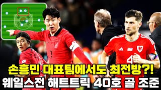 손흥민 웨일스전 최전방 배치 해트트릭 조준 클린스만 첫승 미션 프리뷰 [upl. by Asiaj726]