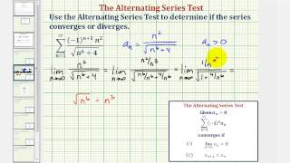 Ex Determine if an Infinite Alternating Series Converges or Diverges Convergent [upl. by Domineca10]