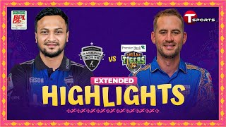 Extended Highlights  Khulna Tigers vs Rangpur Riders 30th Match  BPL 2024  T Sports [upl. by Ailuj956]