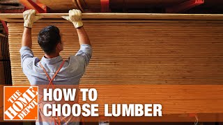 Lumber Buying Guide Wood for Woodworking amp Construction Wood  The Home Depot [upl. by Inalej174]