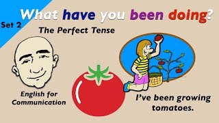 The Present Perfect Tense  what have you been doing  2  English For Communication  ESL [upl. by Natam859]