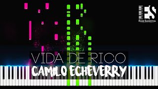 Vida de Rico  Camilo Piano Tutorial  Eliab Sandoval [upl. by Earas149]