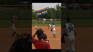 OnceinaLifetime Double Play 😱🔥 Unbelievable baseball fastpitch [upl. by Ynoble]