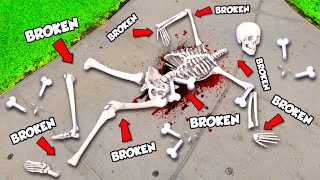 Breaking EVERY BONE As SKELETON In GTA 5 [upl. by Lougheed]