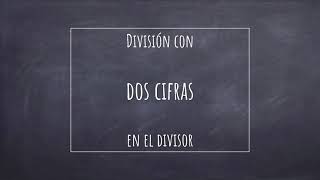 División de dos cifras [upl. by Angelita]