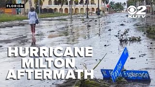 Hurricane Milton Hits Florida Footage of the devastating aftermath [upl. by Ydneh395]