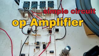 how to make high power op amp with 4558d ic DIY Amplifier  paano gumawa Ng malakas na op amp [upl. by Akahs497]