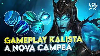 TESTANDO KALISTA TA MUUUITO FORTE  LoL Wild Rift [upl. by Oderfliw]