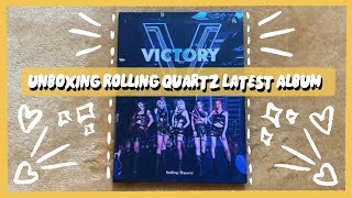 Unboxing Rolling Quartz 2nd EP Album Victory [upl. by Hevak59]