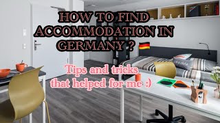 How to Find Accommodation In Germany 🇩🇪🏠Tips and Tricks that helped for me [upl. by Whalen619]