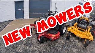 2 NEW MOWERS WITH 0 HOURS LAWNFORCELLC [upl. by Eetnwahs]