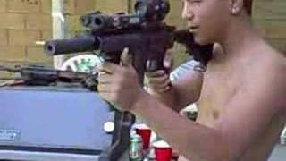 Airsoft  Kids Backyard Plinking [upl. by Quinby]