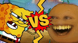 MUGEN Battles  SpongeBob SquarePants vs Annoying Orange [upl. by Eelyac492]