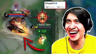 i Met STREAMER Choox TV in Ranked GAME   and this is happened 🤣 [upl. by Annnora]