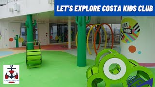 Costa Smeralda Kids Club Tour Squok and Luna Park [upl. by Rednaxela546]