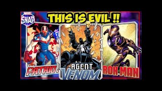 Marvel Snap Agent Venom  Patriot Deck this is evil [upl. by Estey970]