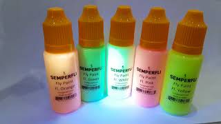 Semperfli Fly Tying Paint Under UV Torch [upl. by Fugere]