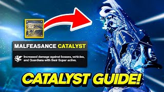 Malfeasance Catalyst Guide How To Get It  Destiny 2 Season of The Deep [upl. by Lever]