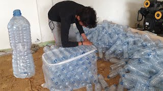 Plastic Bottles Manufacturing Process  How to Make Plastic Water Bottles in Factory Process [upl. by Normi770]