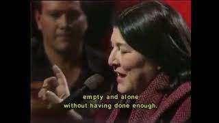 Solo le pido a Dios por Mercedes Sosa English subtitles [upl. by Kcirtemed]