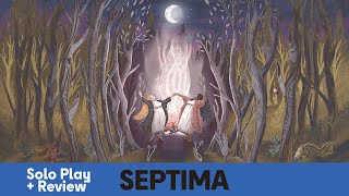 Septima  Board Game Solo Playthrough amp Review [upl. by Connett]