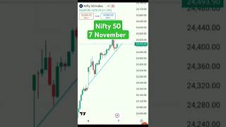 7 November  Nifty 50 Tomorrow Prediction  Market Analysis Tomorrow 7 November  Nifty Prediction [upl. by Nuawtna14]