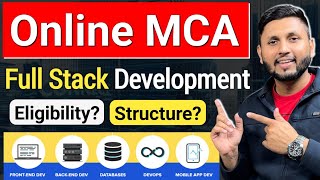 MCA in Full Stack Development  Salary  Online MCA Admission  MCA Eligibility MCA Specialisation [upl. by Aurelius]