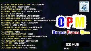 OPM 80s  OLDIES BUT GOODIES  Ric Segreto Basil Valdez Gino Padilla Jam Morale amp Joey Albert [upl. by Eimile]