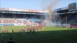 Rostock Griffins zu Gast im quotWohnzimmerquot des FC Hansa Rostock im Ostseestadion [upl. by Madi]