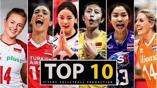 Top 10 Best Womens Volleyball Setters In The World ᴴᴰ [upl. by Penrod443]