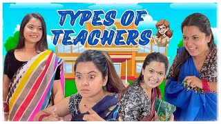 Types of teachers in School 🏫 shorts ytvideo sejalgaba teacherlife school [upl. by Anuahsat162]