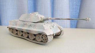 Airfix 176 AusfB King Tiger review Panzerkampfwage [upl. by Adnerb]