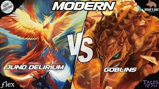 Jund Delirium VS Goblins MTG Modern [upl. by Dewain]