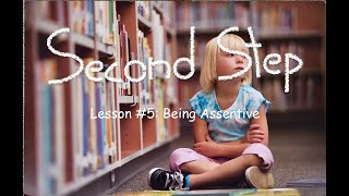 Second Step Kindergarten Lesson 5 Being Assertive [upl. by Valeria]