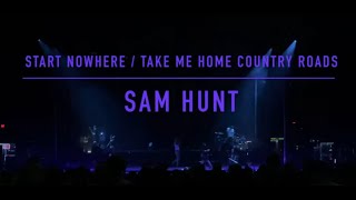 SAM HUNT  Start Nowhere  Country Roads video 12 of 17 Locked Up Tour 2024Raleigh NC 7272024 [upl. by Eyt]