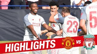 Highlights Man United 14 Liverpool  Shaqiri’s wonder strike in Michigan [upl. by Taryn]