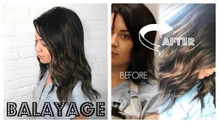 CREATE A BALAYAGE USING ONLY HAIR EXTENSIONS on short hair [upl. by Werdna]