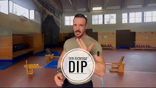 Der richtige Dip Soldat erklärt calisthenics motivation calisthenics dips bodybuilding [upl. by Nywled411]