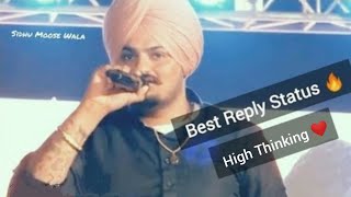 Sidhu Moose Wala Status  New Song Whatsapp Status  Punjabi Attitude Dialogue Status Shayarishorts [upl. by Press779]