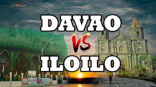 The Ultimate Comparison  Davao City vs Iloilo City [upl. by Anaig]