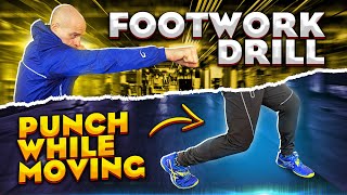 Boxing Footwork Synchronize Your Punching and Footwork with this Drill [upl. by Ellek]